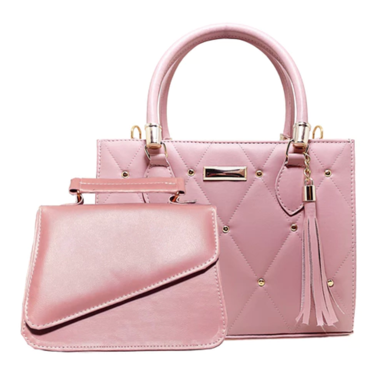 Kit Bolsa Feminina Tranversal de Couro Legítimo Elegance