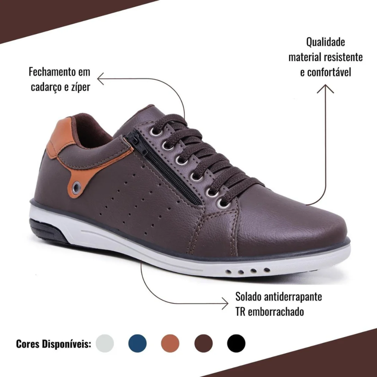 Kit 2 Tênis Masculino Ultra Confortável