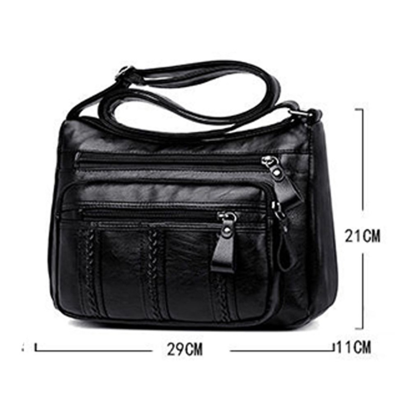 Bolsa de Couro Feminina Transversal