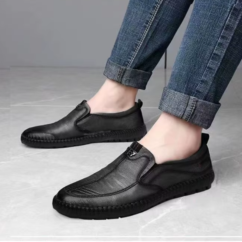 Sapatênis Masculino de Couro Confortável
