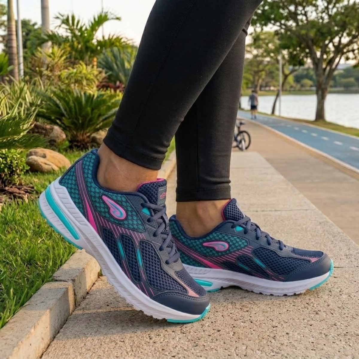 Tênis Esportivo Feminino Para Caminhada Ultra Conforto
