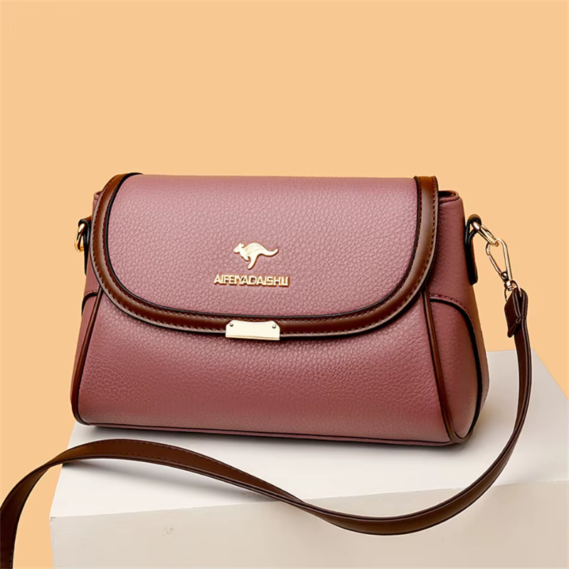 Bolsa de Couro Feminina Laura
