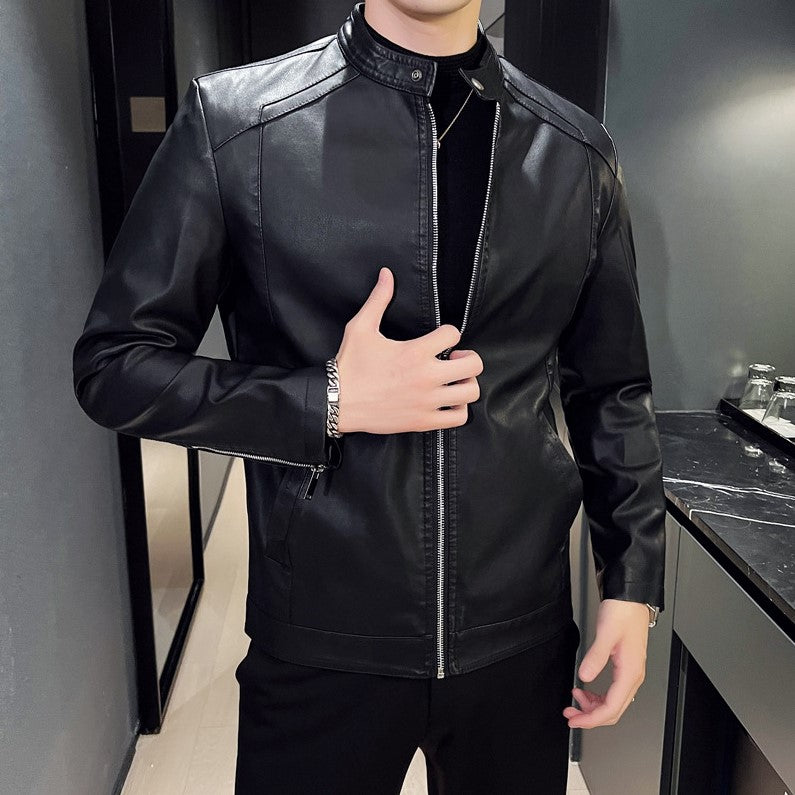 Jaqueta de Couro Masculina Maverick