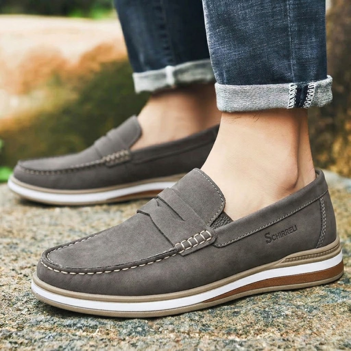 Tênis Masculino Slip On Para Caminhada Confortável