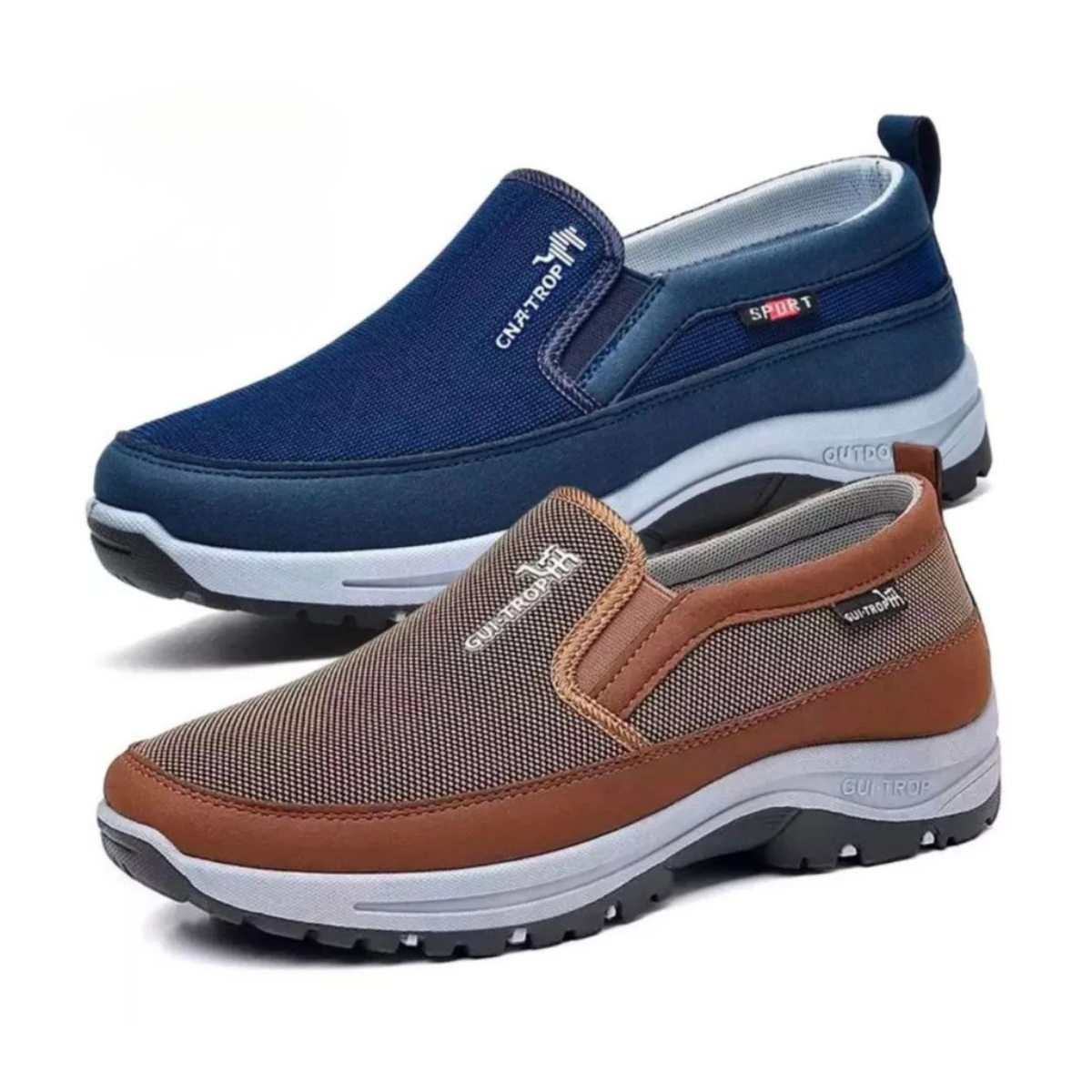 Kit 2 Tênis Ortopédico Masculino Ultra Confortável