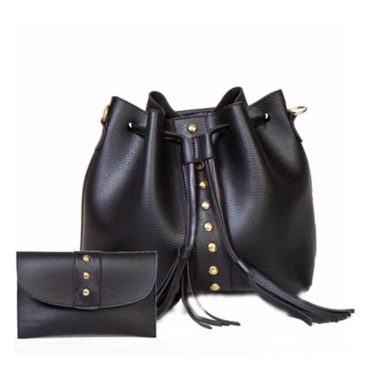 Kit Bolsa Feminina de Couro Vitória