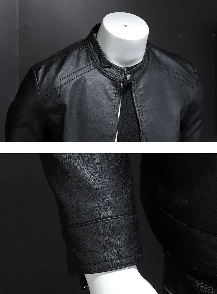 Jaqueta de Couro Masculina Maverick