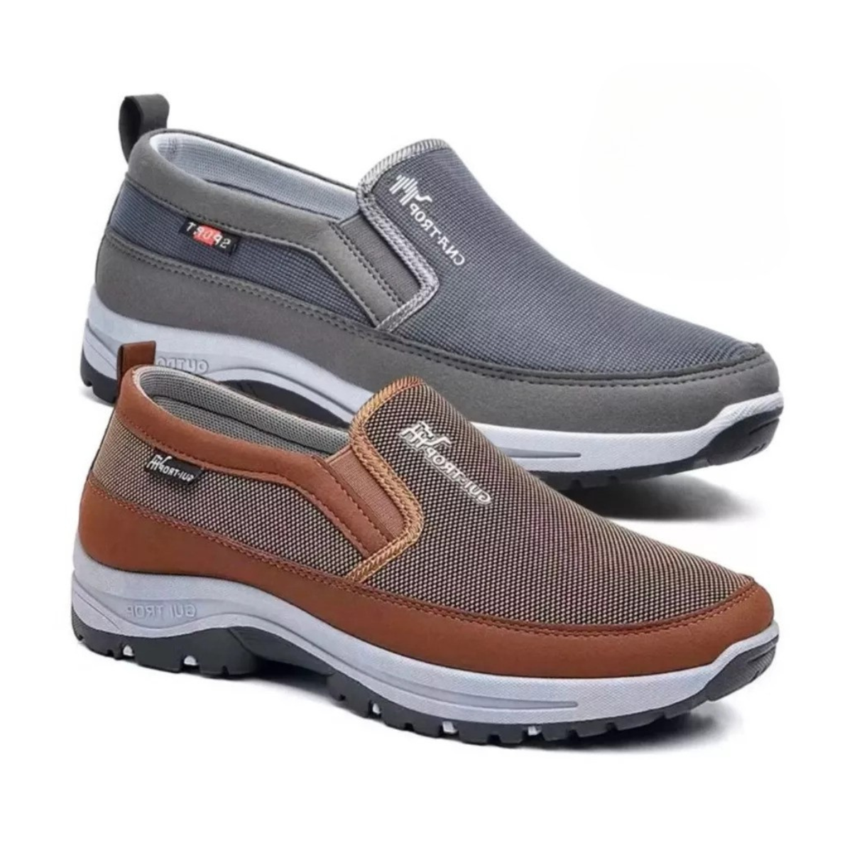 Kit 2 Tênis Ortopédico Masculino Ultra Confortável