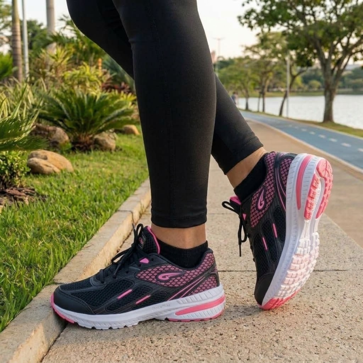 Tênis Esportivo Feminino Para Caminhada Ultra Conforto