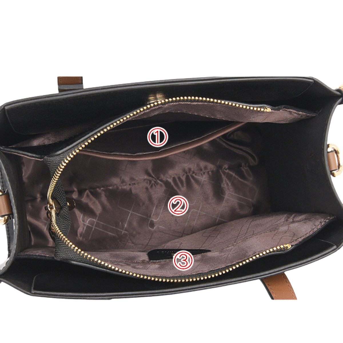 Bolsa de Couro Feminina Renata Multitare