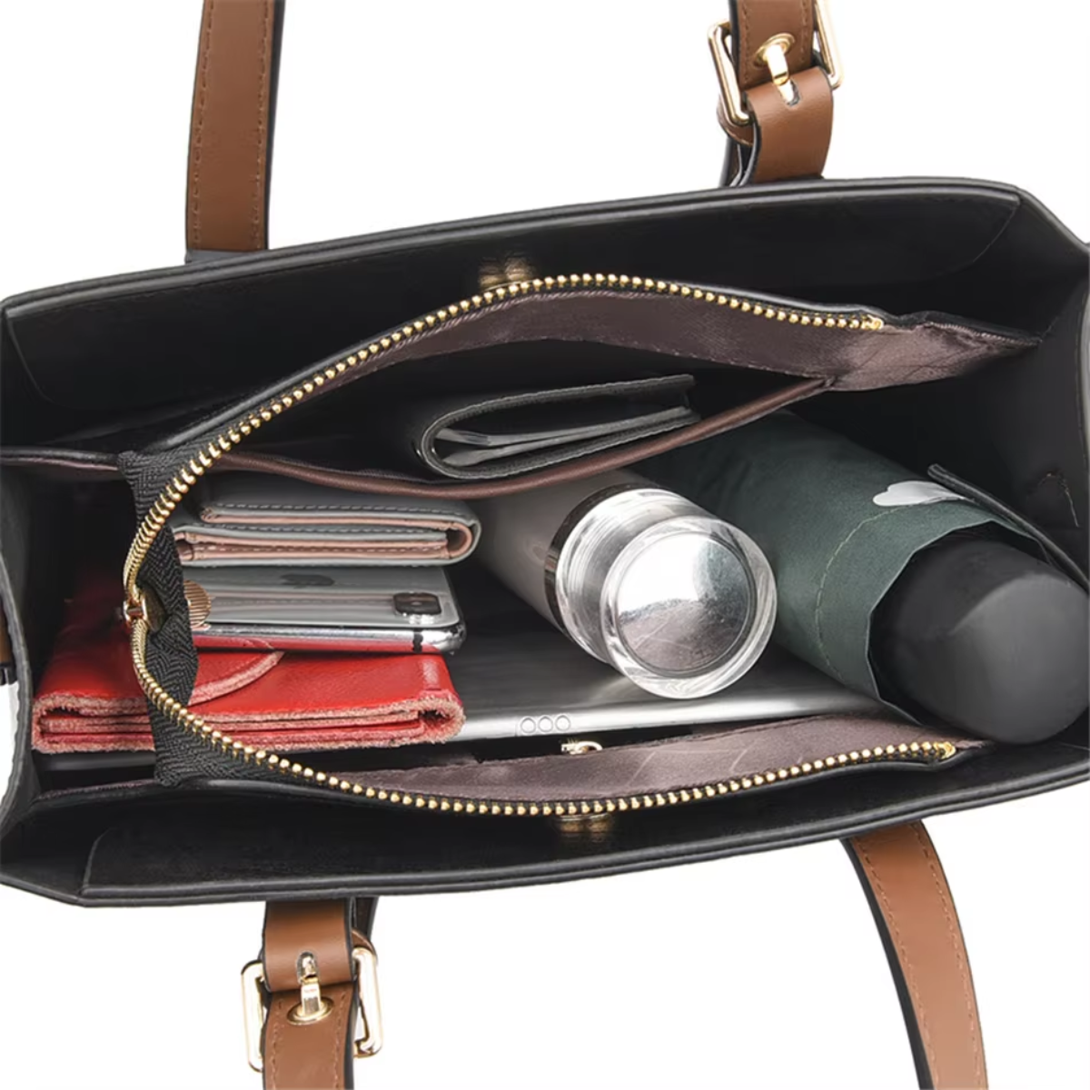 Bolsa de Couro Feminina Renata Multitare