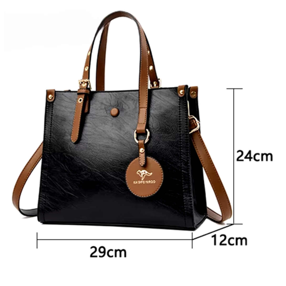 Bolsa de Couro Feminina Renata Multitare