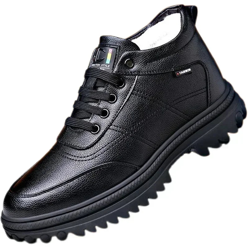 Bota Masculina Casual De Couro Multitare