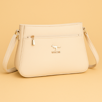 Bolsa de Couro Feminina Transversal