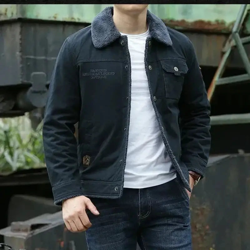 Casaco Masculino Inverno Forrado de Lã Multitare