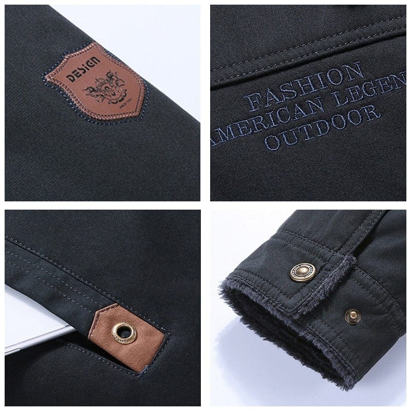 Casaco Masculino Inverno Forrado de Lã Multitare