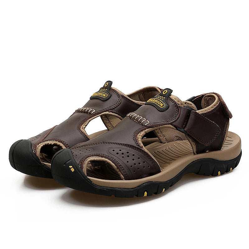Sandália Masculina Estilosa Ortopédica