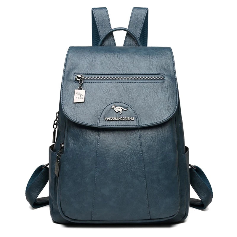 Bolsa Mochila de Couro Feminina