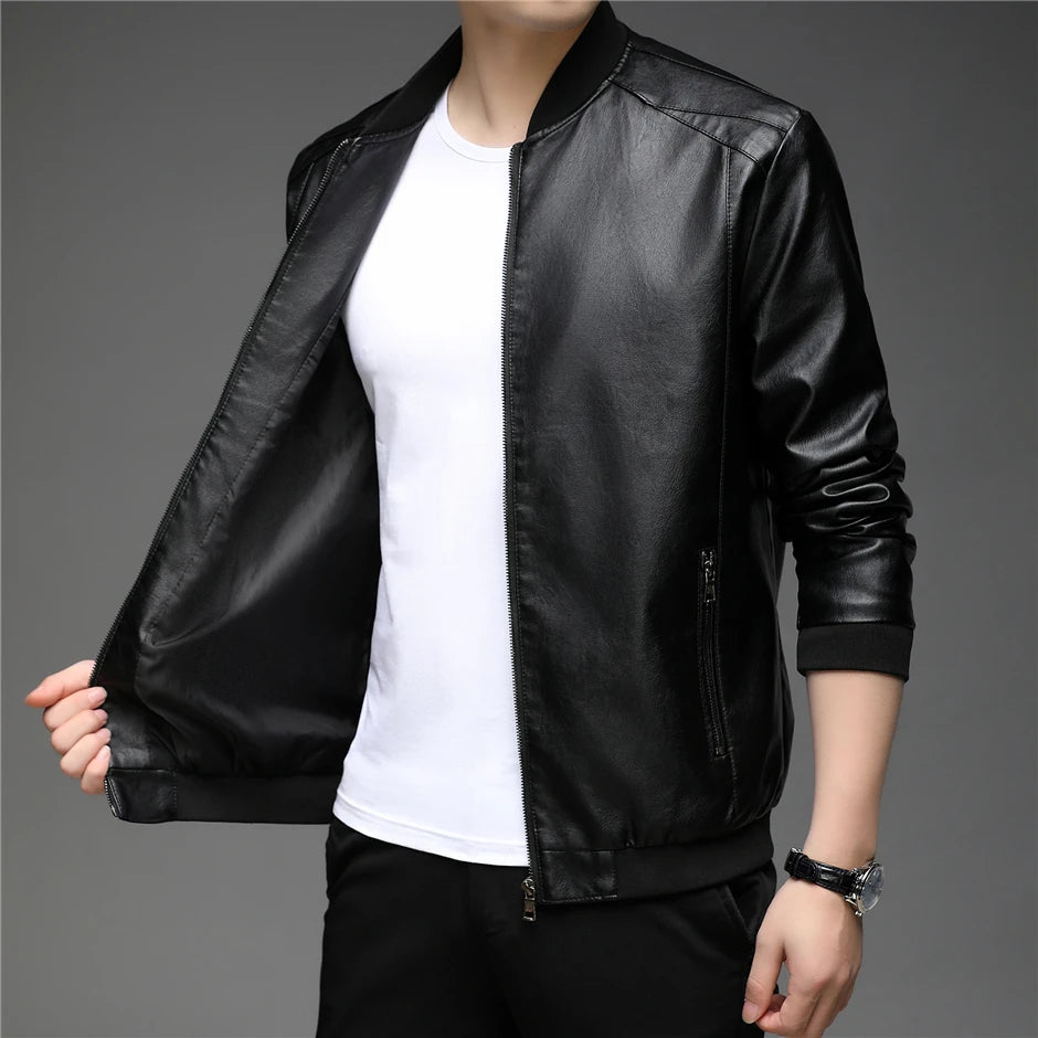 Jaqueta De Couro Masculina Multitare