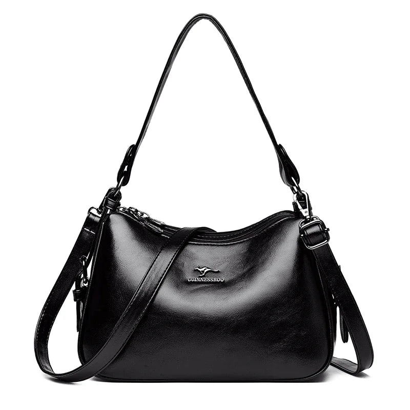 Bolsa de Ombro Feminina de Couro