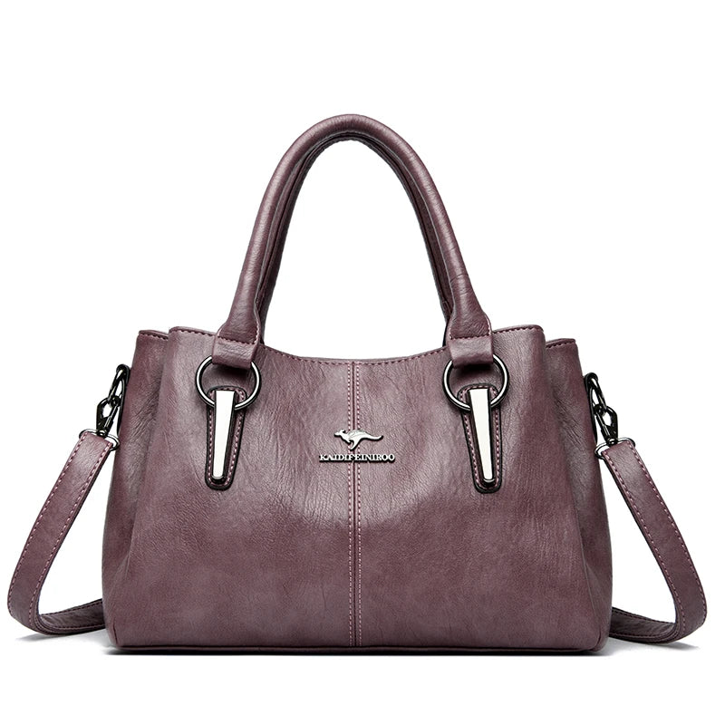 Bolsa de Ombro Feminina de Couro Legítimo