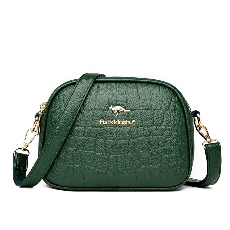 Bolsa Feminina de Couro Transversal