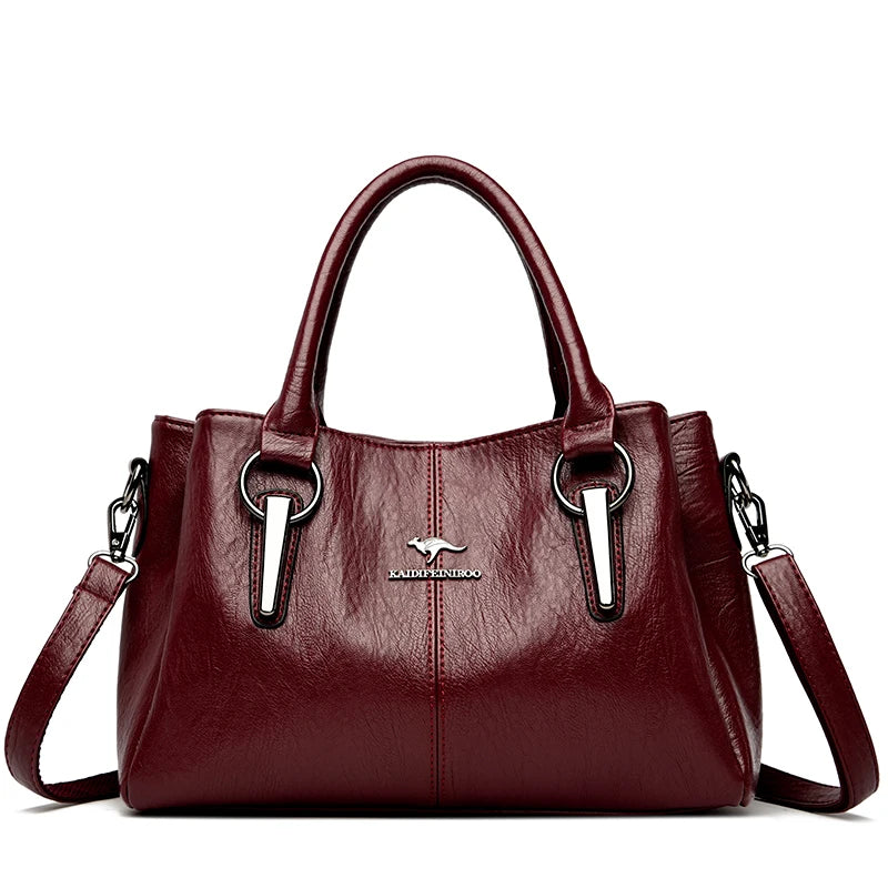 Bolsa de Ombro Feminina de Couro Legítimo