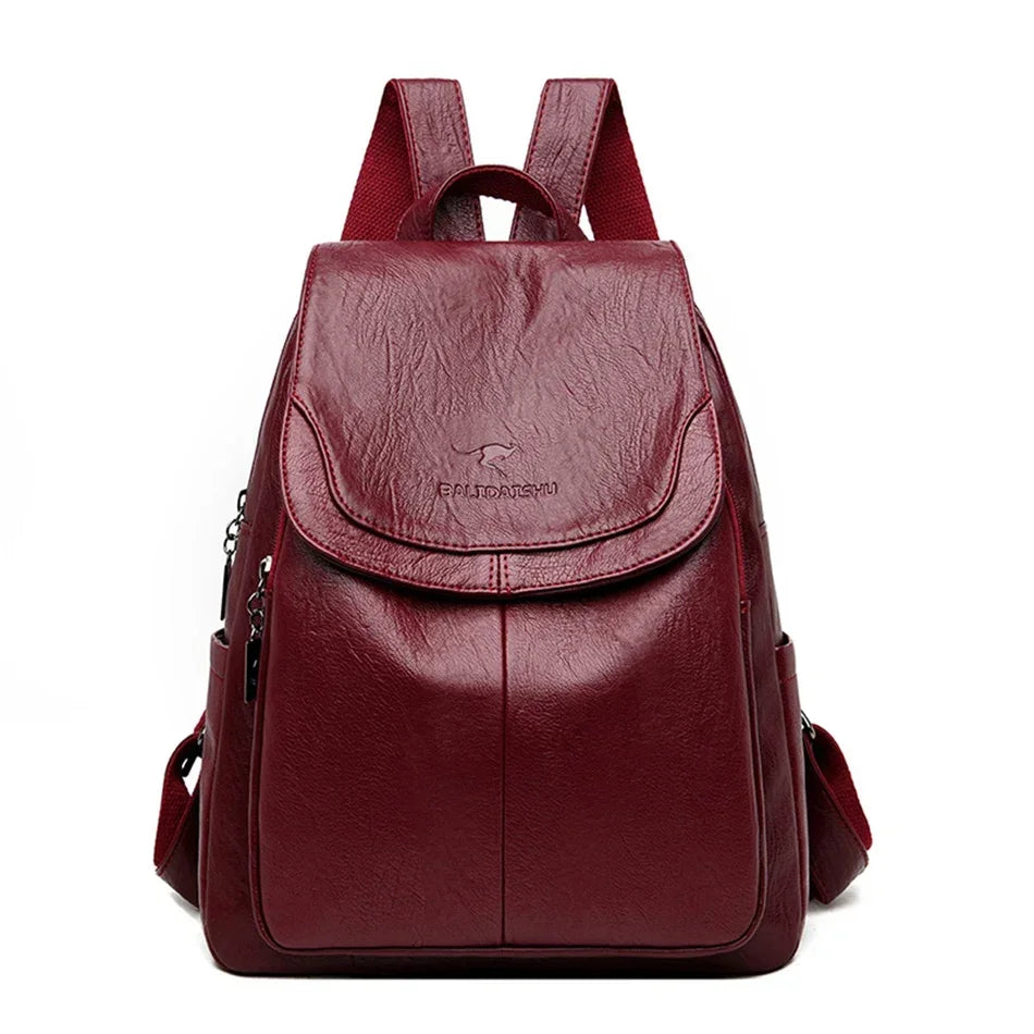 Mochila de Couro Feminina