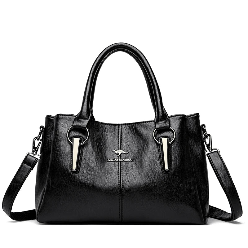 Bolsa de Ombro Feminina de Couro Legítimo