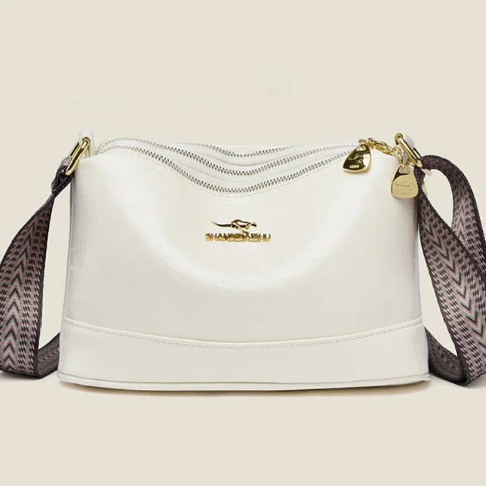 Bolsa De Couro Feminina Transversal Melissa