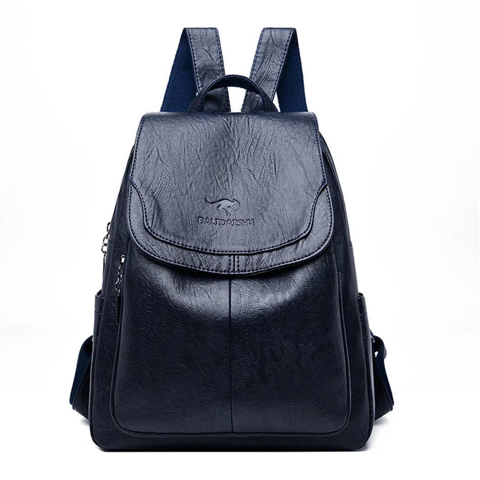 Mochila de Couro Feminina