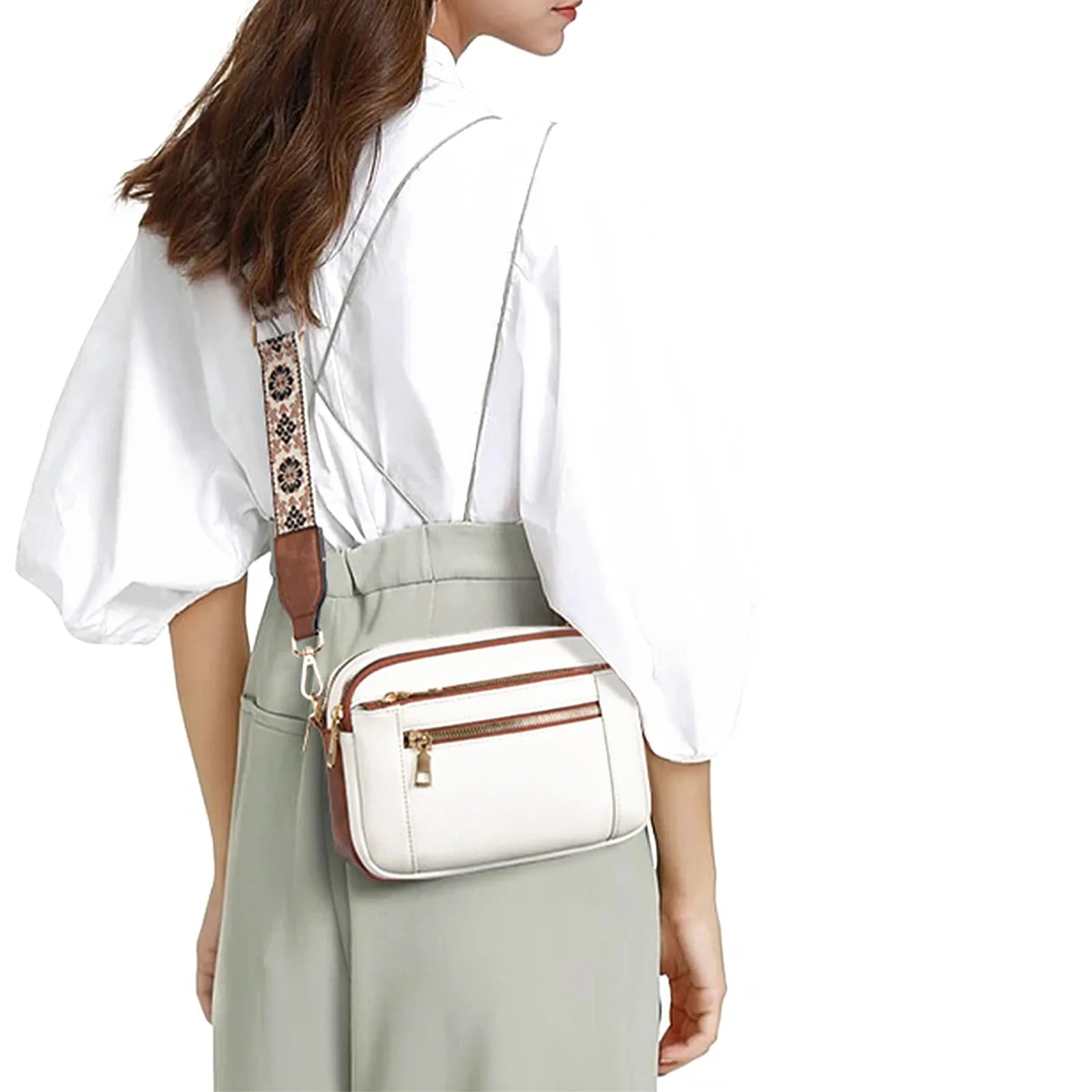Bolsa de Couro Pequena Feminina