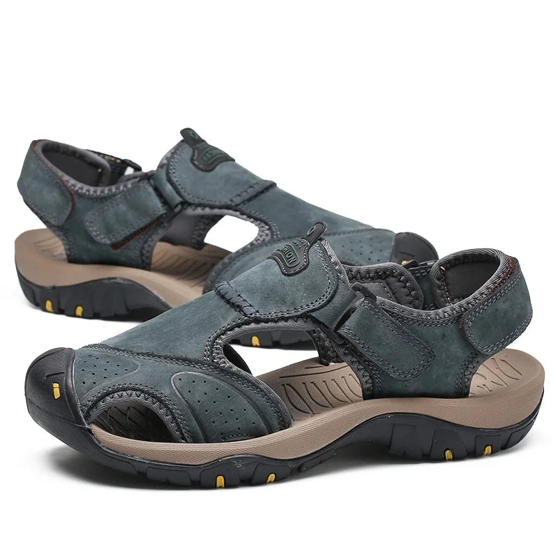 Sandália Masculina Estilosa Ortopédica