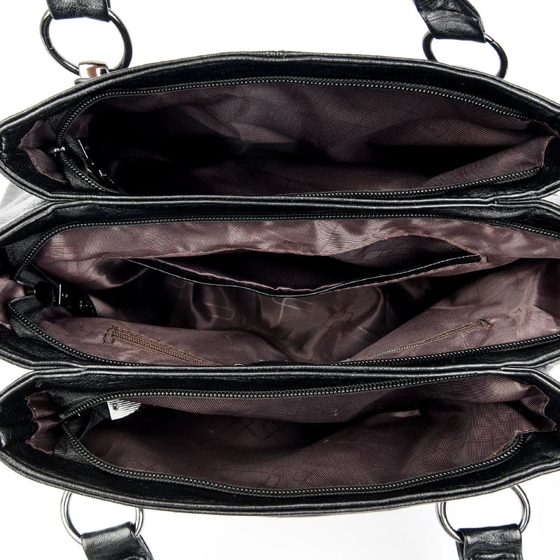 Bolsa de Ombro Feminina de Couro Legítimo