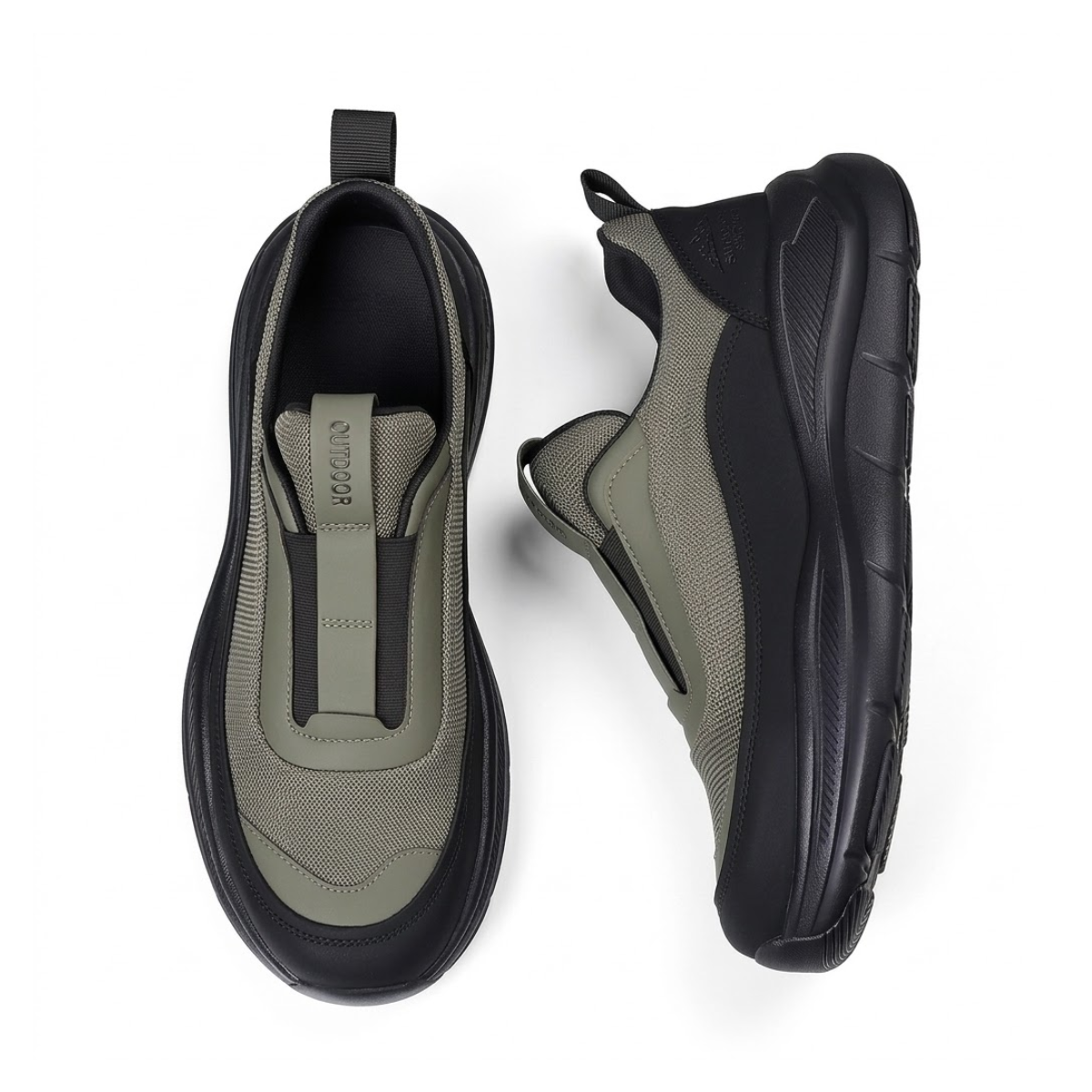 Tênis Ortopédico Masculino Slip On Para Caminhada - Explorer
