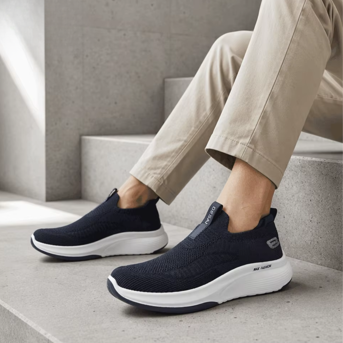 Tênis Slip On Masculino Para Caminhada - Flexor