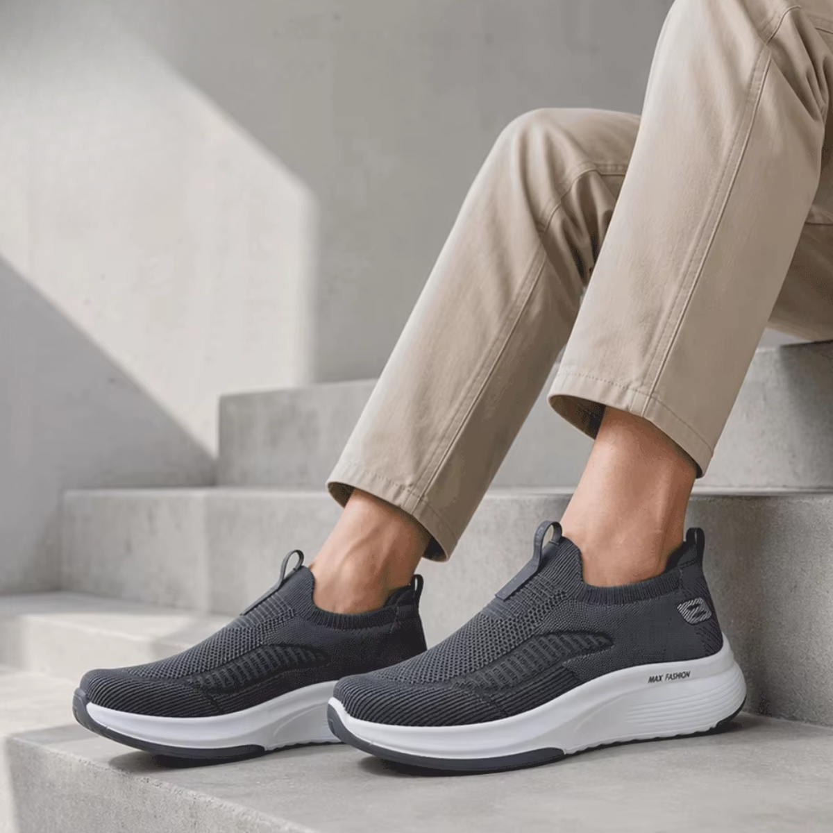 Tênis Slip On Masculino Para Caminhada - Flexor