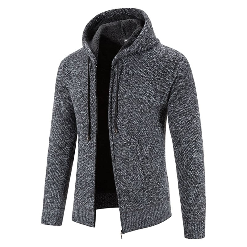 Blusa De Frio Masculina Grossa Cinza Escuro / P 204