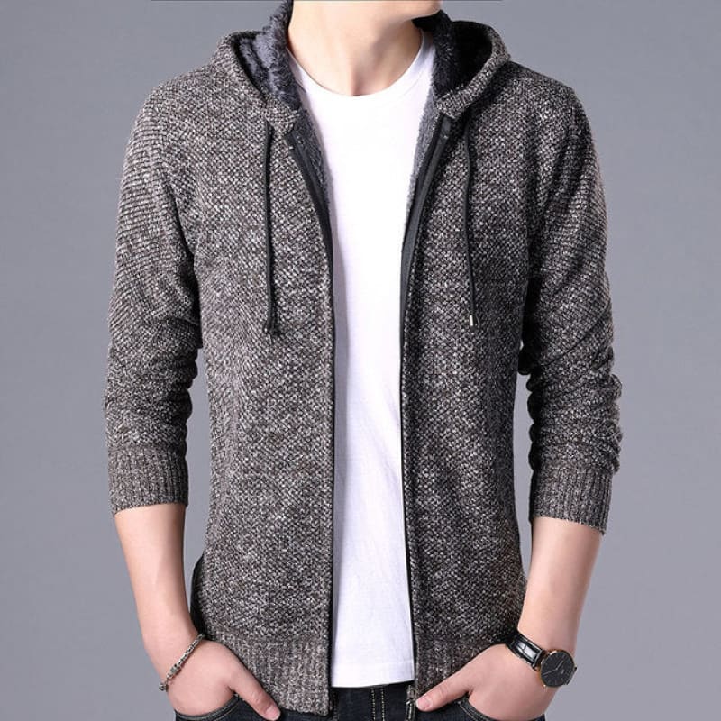Blusa De Frio Masculina Grossa Marrom / P 204