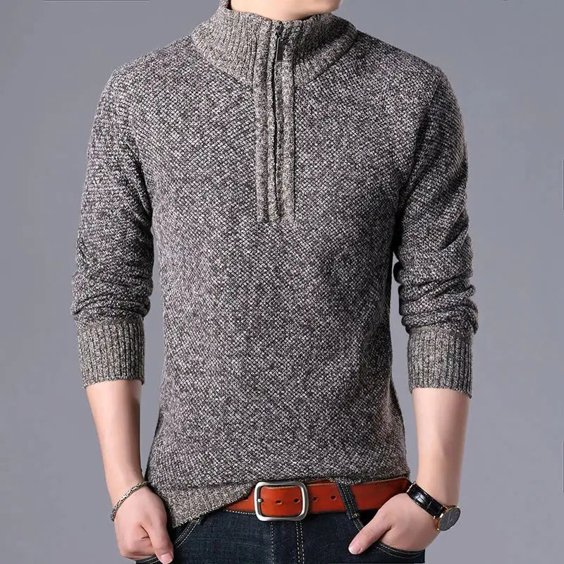 Blusa De Frio Masculina Grossa Marrom / P