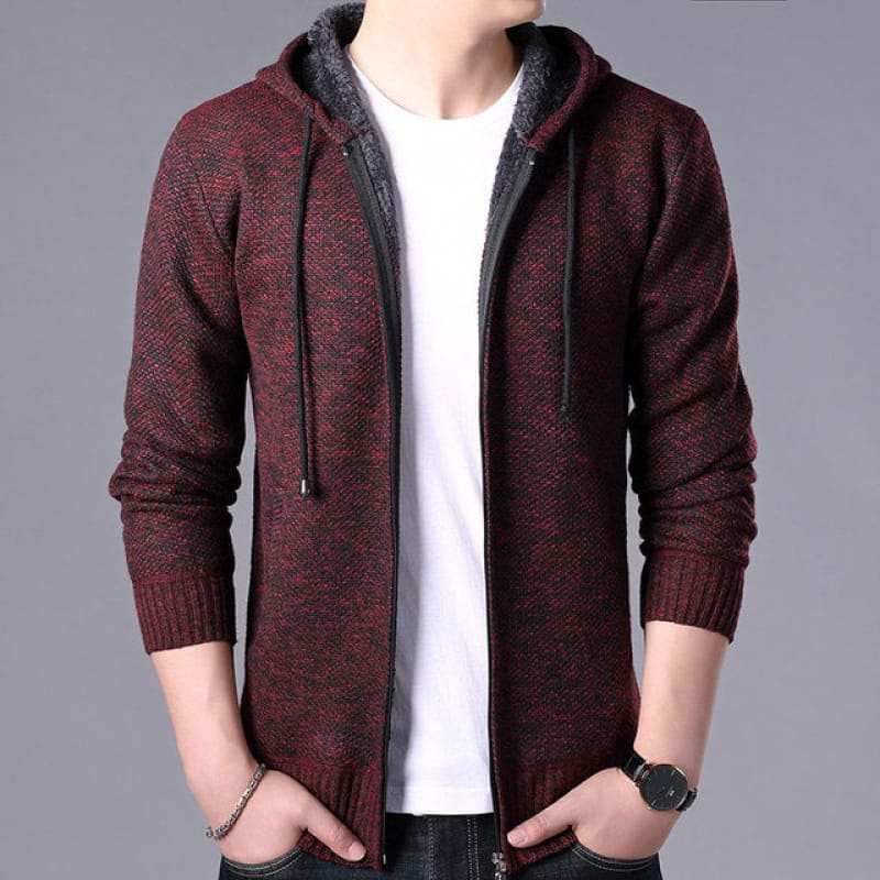 Blusa De Frio Masculina Grossa Vermelho / P 204