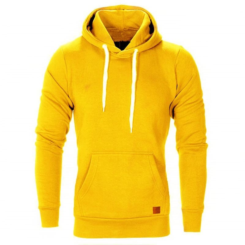 Blusa De Moletom Masculina Amarelo / Pp 213