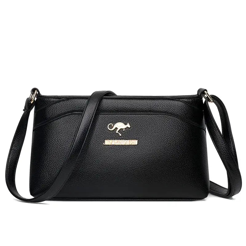 Bolsa de Couro Feminina Pequena Preto 012