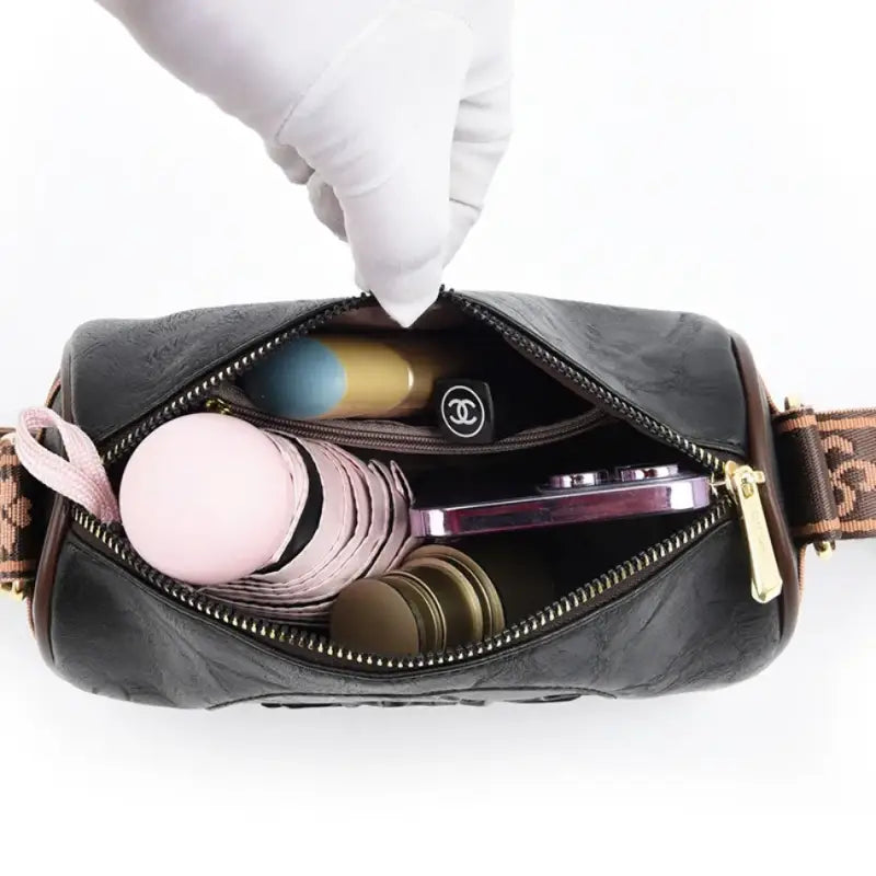 Bolsa De Couro Feminina Transversal 001