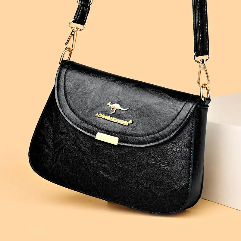 Bolsa De Couro Feminina Transversal 006