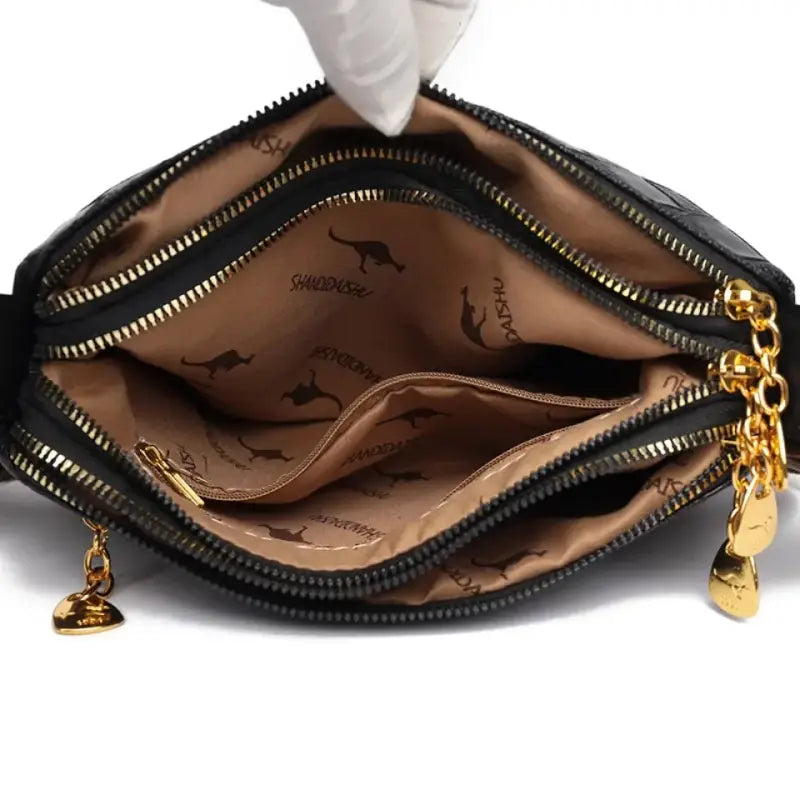 Bolsa De Couro Feminina Transversal Ana 003