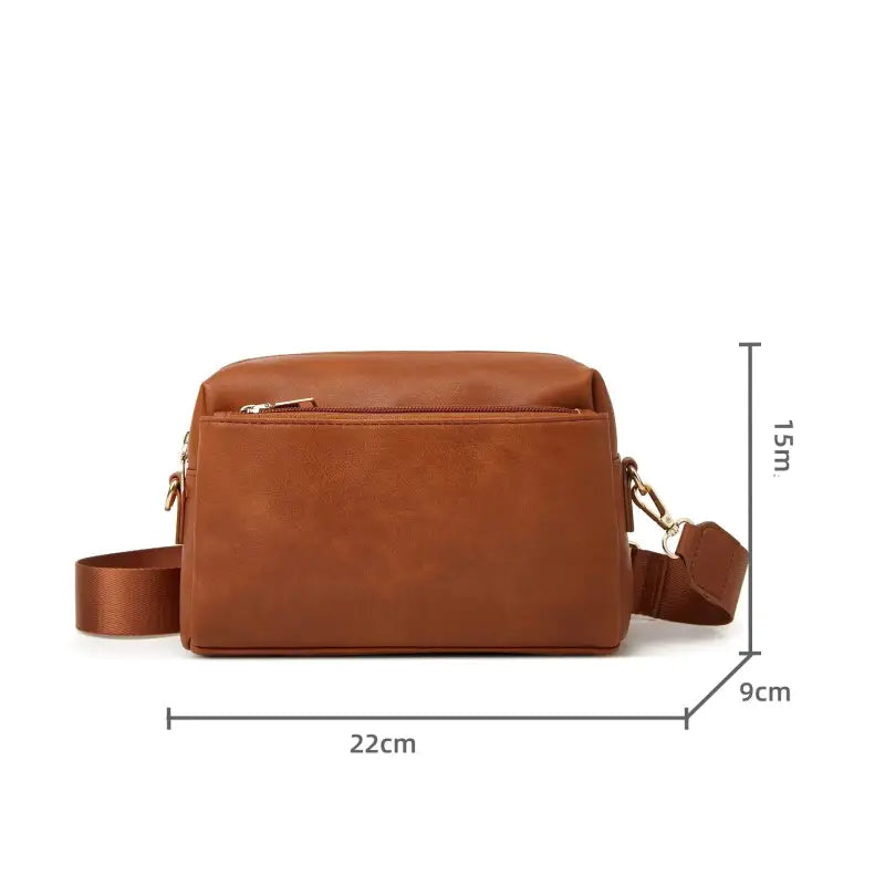 Bolsa de Couro Feminina Transversal Karina Multitare