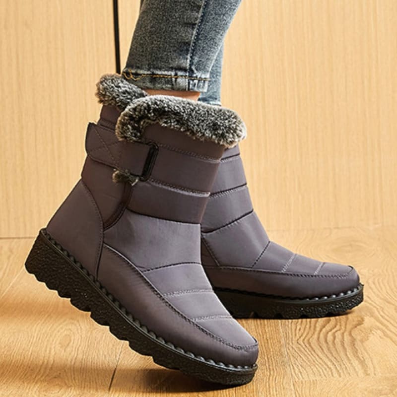 Bota Para Neve Feminina Forrada Impermeável 234