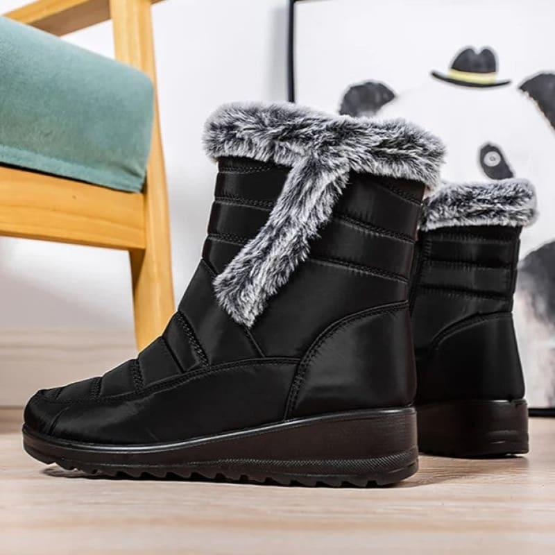 Bota Para Neve Feminina Forrada Impermeável Multitare