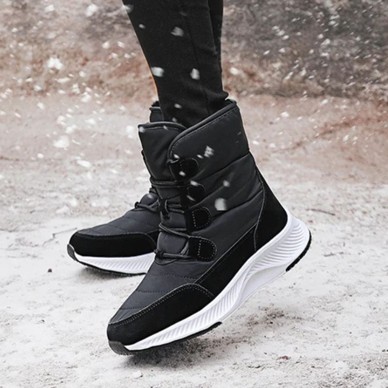 Bota Para Neve Feminina Impermeável Estilosa 562